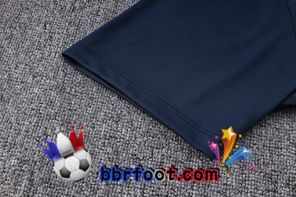 Polo Foot FC Barcelone + Pantalon Bleu Royal 2023/2024