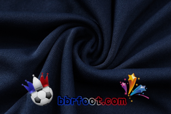 Polo Foot FC Barcelone + Pantalon Bleu Royal 2023/2024