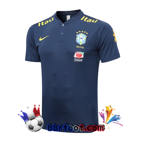 Polo Foot Bresil Bleu Royal 2023/2024