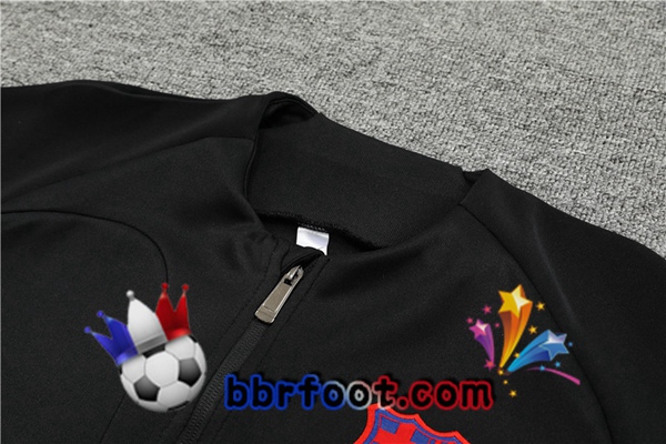Veste Survetement Foot FC Barcelone Noir 2023/2024