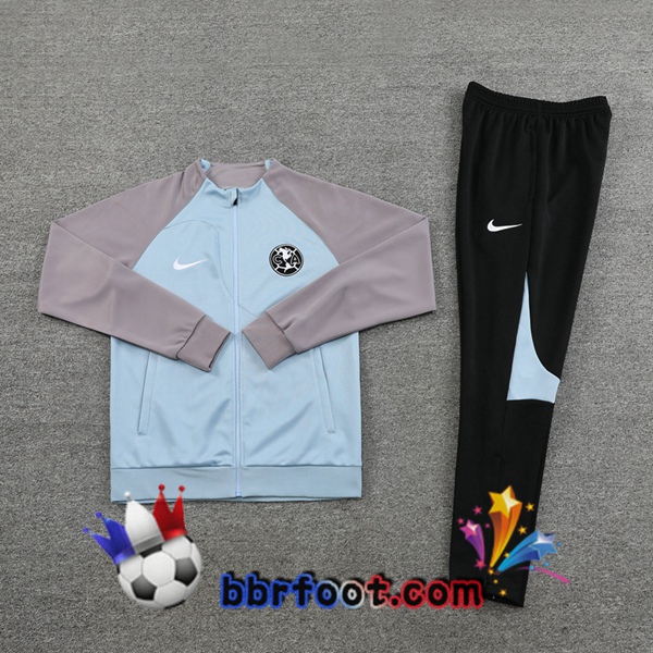 Veste Survetement Foot Club America Bleu 2023/2024