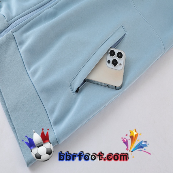 Veste Survetement Foot Club America Bleu 2023/2024