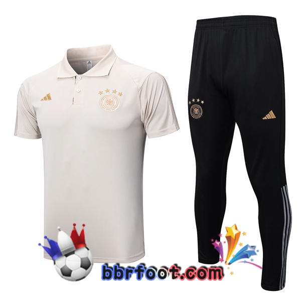 Polo Foot Allemagne + Pantalon Jaune 2023/2024