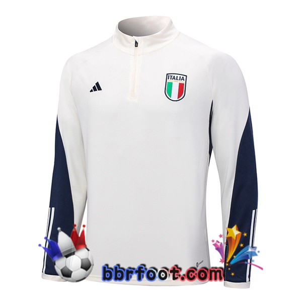 Sweatshirts Homme Italie Blanc 2023/2024