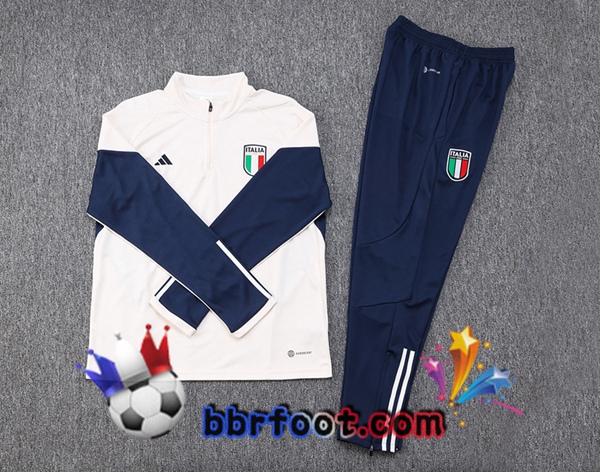Survetement Foot Italie Blanc 2023/2024