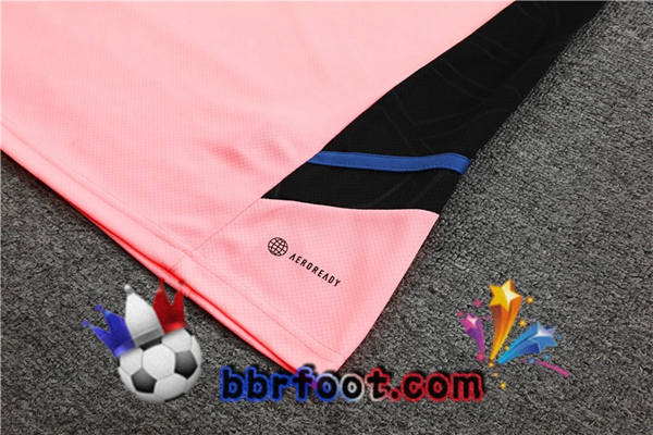 Training T-Shirts Manchester United + Shorts Rose 2023/2024