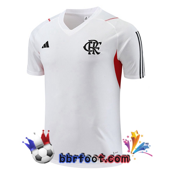 Training T-Shirts Flamengo Blanc 2023/2024