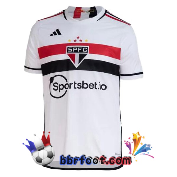 Maillot Foot Sao Paulo FC Domicile Blanc 2023/2024