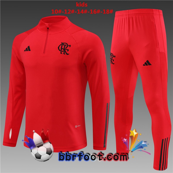 Survetement Foot Flamengo Enfant Rouge 2023/2024