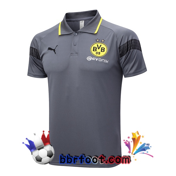 Polo Foot Dortmund BVB Gris 2023/2024