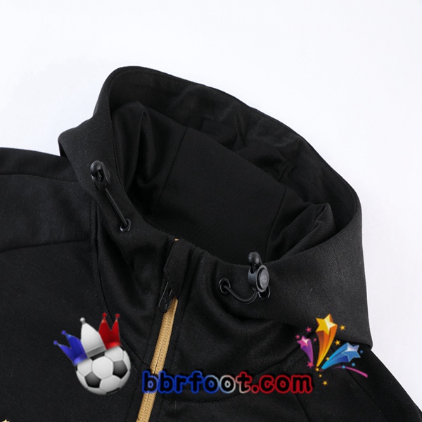 Veste A Capuche Survetement Foot Marseille OM Noir 2023/2024