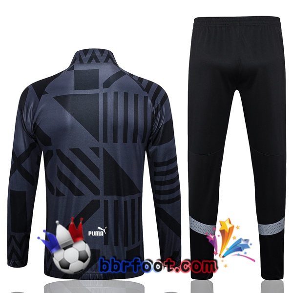 Veste Survetement Foot AC Milan Noir 2023/2024