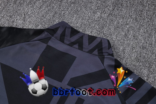 Veste Survetement Foot AC Milan Noir 2023/2024