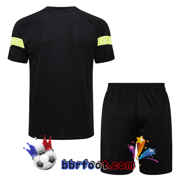 Training T-Shirts Manchester City + Shorts Noir 2023/2024