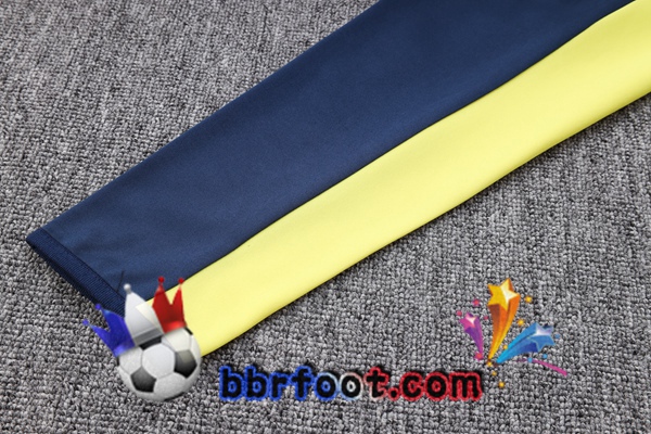 Veste A Capuche Survetement Foot Bresil Bleu Royal 2023/2024