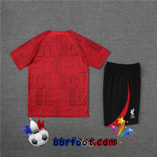 Training T-Shirts FC Liverpool + Shorts Rouge 2023/2024