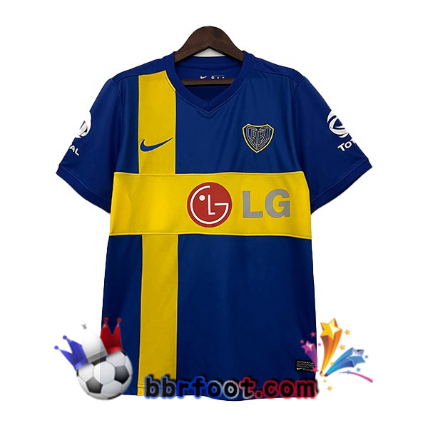 Maillot Foot Boca Juniors Retro édition spéciale Bleu Jaune 2009-2010
