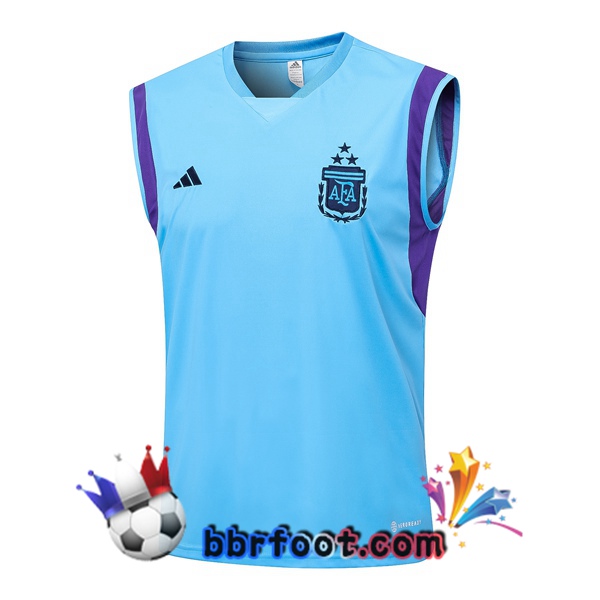 Gilet Foot Argentine Bleu 2023/2024