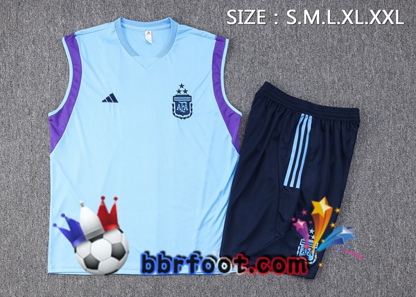 Gilet Foot Argentine + Shorts Bleu 2023/2024