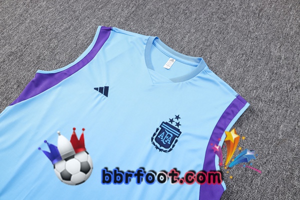 Gilet Foot Argentine + Shorts Bleu 2023/2024