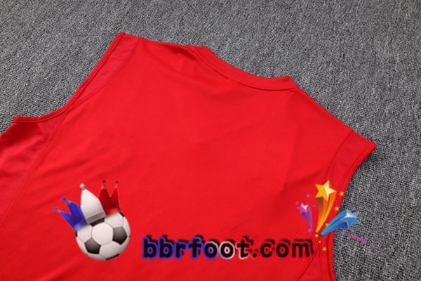 Gilet Foot Flamengo + Shorts Rouge 2023/2024