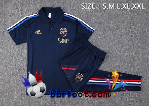 Polo Foot Arsenal + Pantalon Bleu Royal 2023/2024