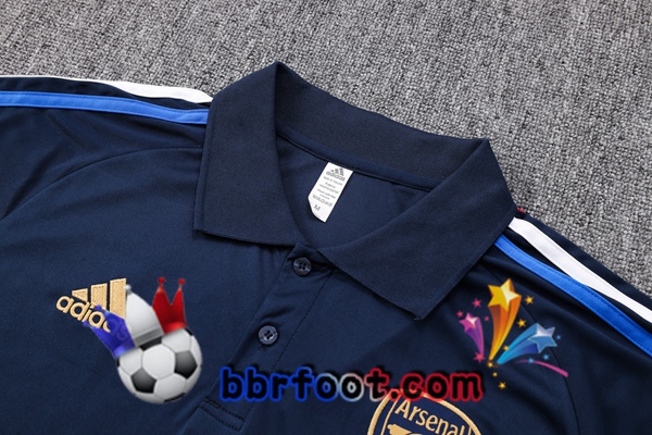 Polo Foot Arsenal + Pantalon Bleu Royal 2023/2024