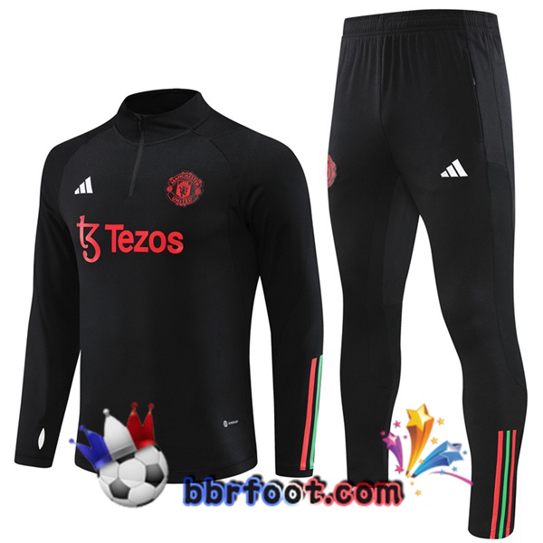 Survetement Foot Manchester United Noir 2023/2024
