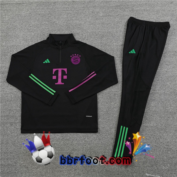Survetement Foot Bayern Munich Noir 2023/2024