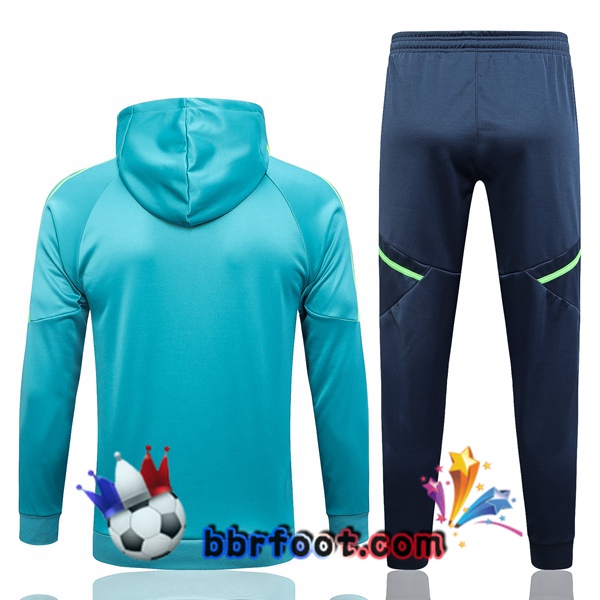 Veste A Capuche Survetement Foot Juventus Vert 2023/2024