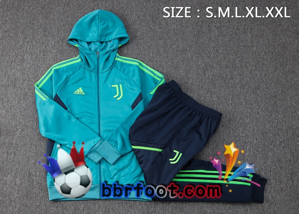Veste A Capuche Survetement Foot Juventus Vert 2023/2024