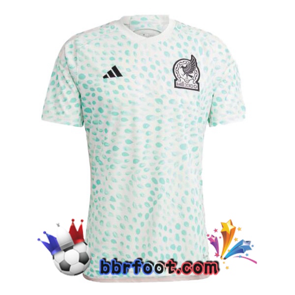 Maillots Equipe De Mexique Femme Exterieur Blanc Vert 2023/2024