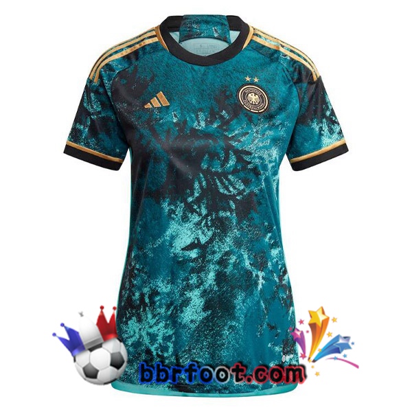 Maillots Equipe De Allemagne Femme Exterieur Vert 2023/2024