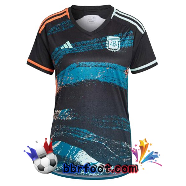 Maillots Equipe De Argentine Femme Exterieur Noir 2023/2024
