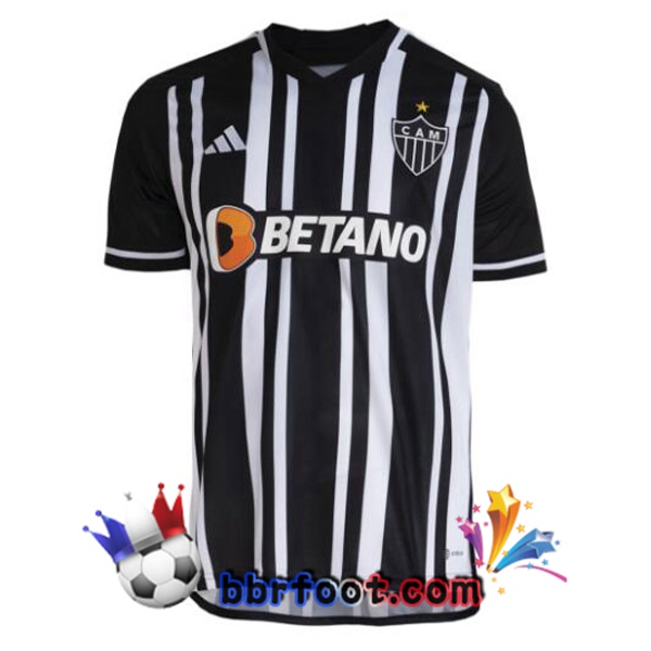 Maillot Foot Atletico Mineiro Domicile Noir Blanc 2023/2024