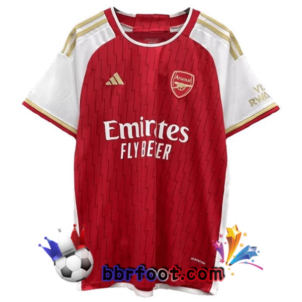 Maillot Foot Arsenal Domicile Rouge Version Fuite 2023/2024 Maillot Foot Arsenal Domicile Rouge Version Fuite 2023/2024