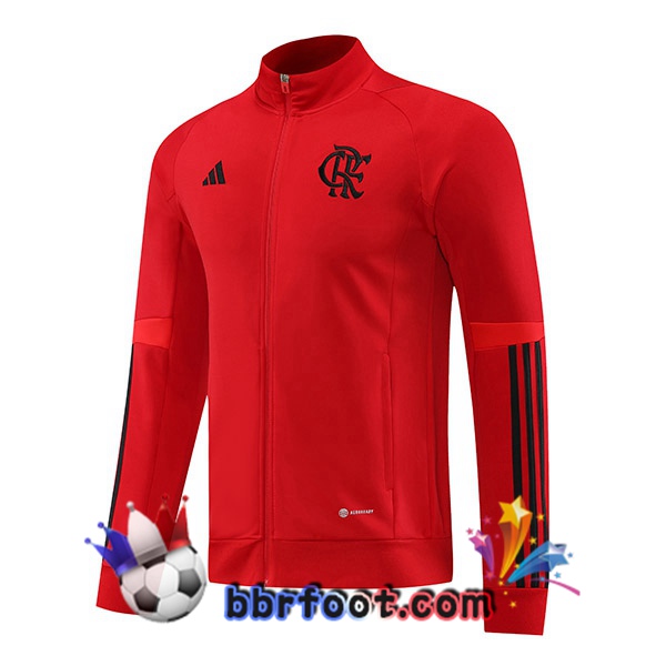 Veste Foot Flamengo Rouge 2023/2024