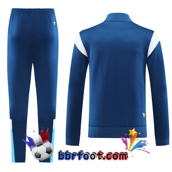 Veste Survetement Foot Marseille OM Bleu Royal 2023/2024