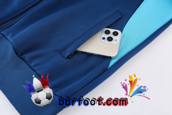 Veste Survetement Foot Marseille OM Bleu Royal 2023/2024