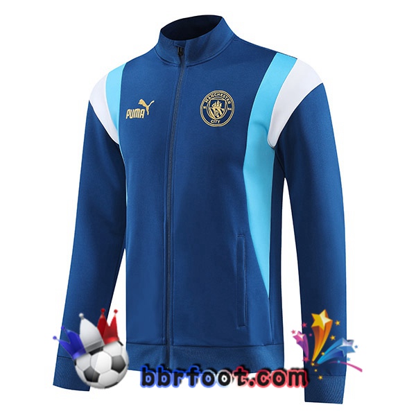 Veste Foot Manchester City Bleu Royal 2023/2024