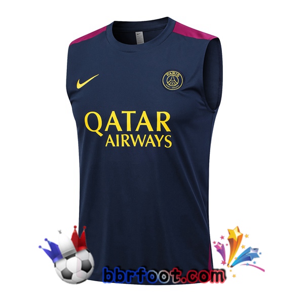 Gilet Foot Paris PSG Bleu Royal 2023/2024 Gilet Foot Paris PSG Bleu Royal 2023/2024