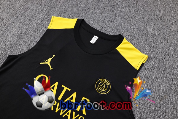 Gilet Foot Paris PSG + Shorts Noir 2023/2024