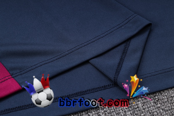 Gilet Foot Paris PSG + Shorts Bleu Royal 2023/2024