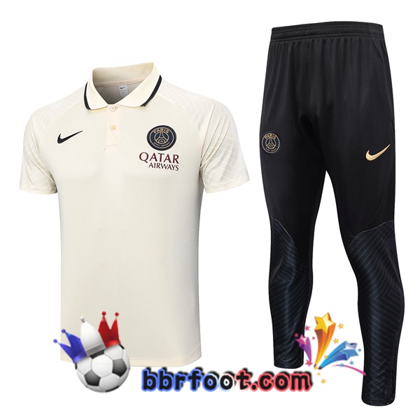 Polo Foot Paris PSG + Pantalon Marron 2023/2024