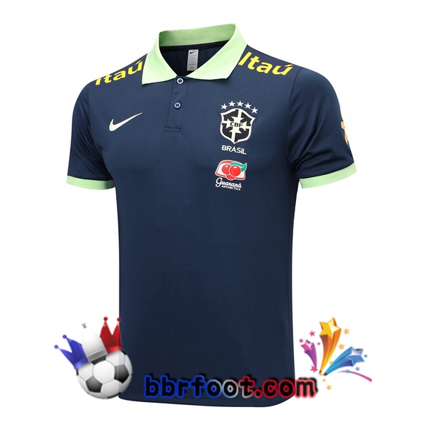 Polo Foot Bresil Bleu Royal 2023/2024