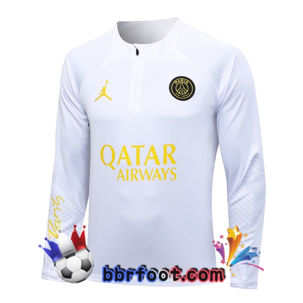 Sweatshirts Homme Paris PSG Blanc 2023/2024