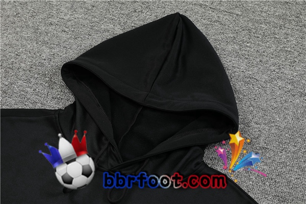 Capuche Survetement Foot Paris PSG Noir 2023/2024