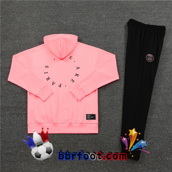 Capuche Survetement Foot Paris PSG Rose 2023/2024