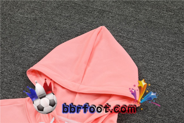Capuche Survetement Foot Paris PSG Rose 2023/2024