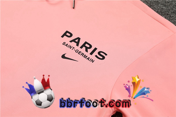 Capuche Survetement Foot Paris PSG Rose 2023/2024